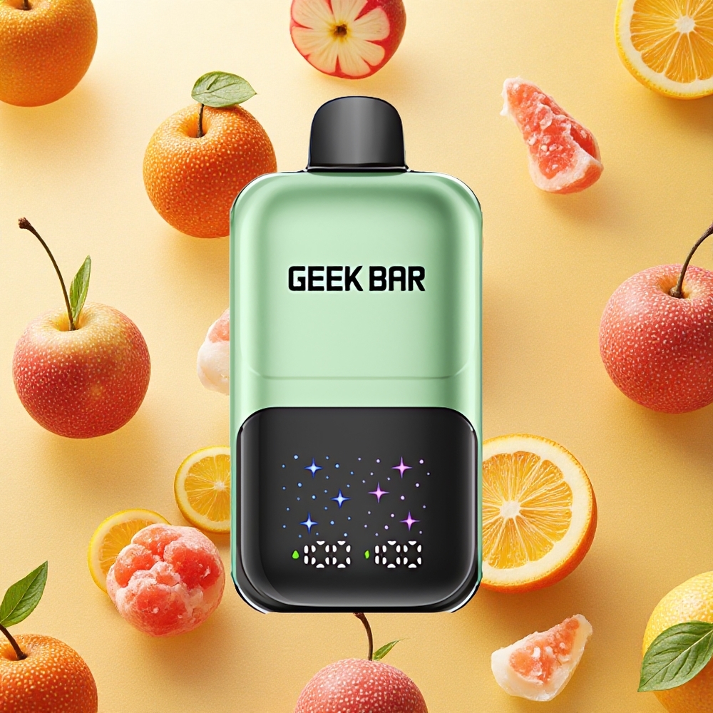 GEEK BAR 2GO 50000 Puffs Doce Azedo & Frutas Azedas Tela Interativa Grande Brasil Atacado