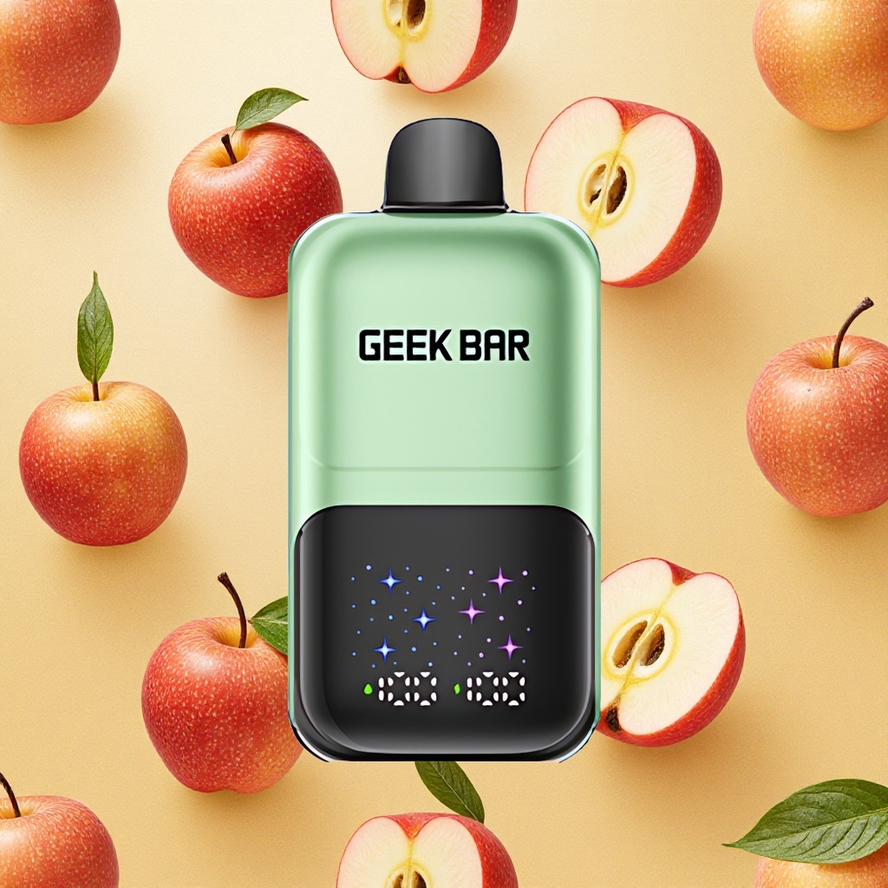 GEEK BAR 2GO 50000 Puffs Dupla Maçã A&B 20mL Tela Interativa Ajuste de 3 Níveis Brasil Atacado