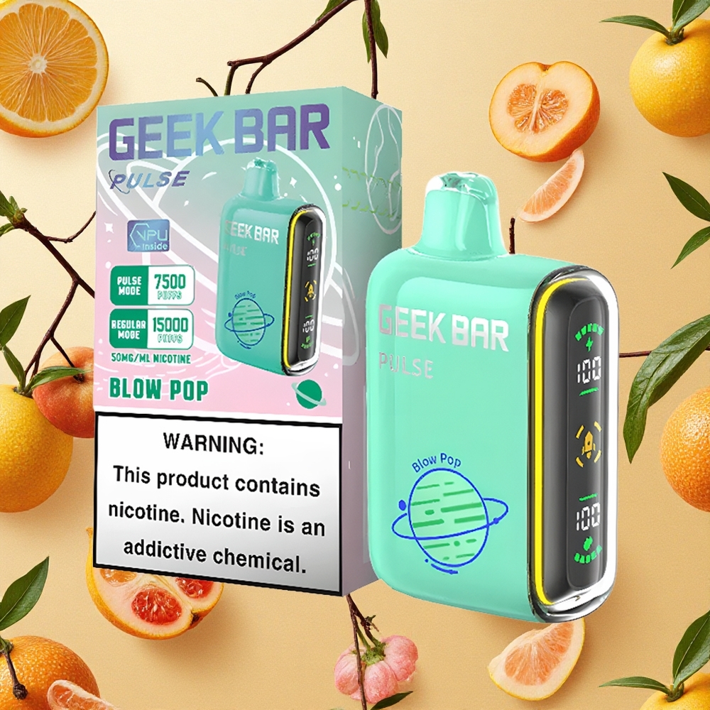 Geek Bar Pulse 15000 Puffs Edição Planeta Brasil Atacado