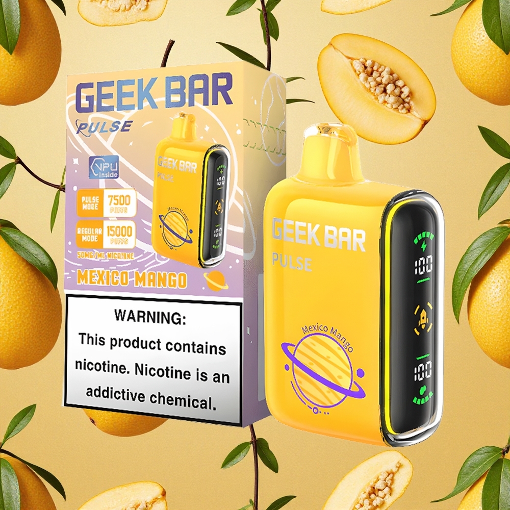 Geek Bar Pulse 15000 Puffs Edição Planeta Brasil Atacado