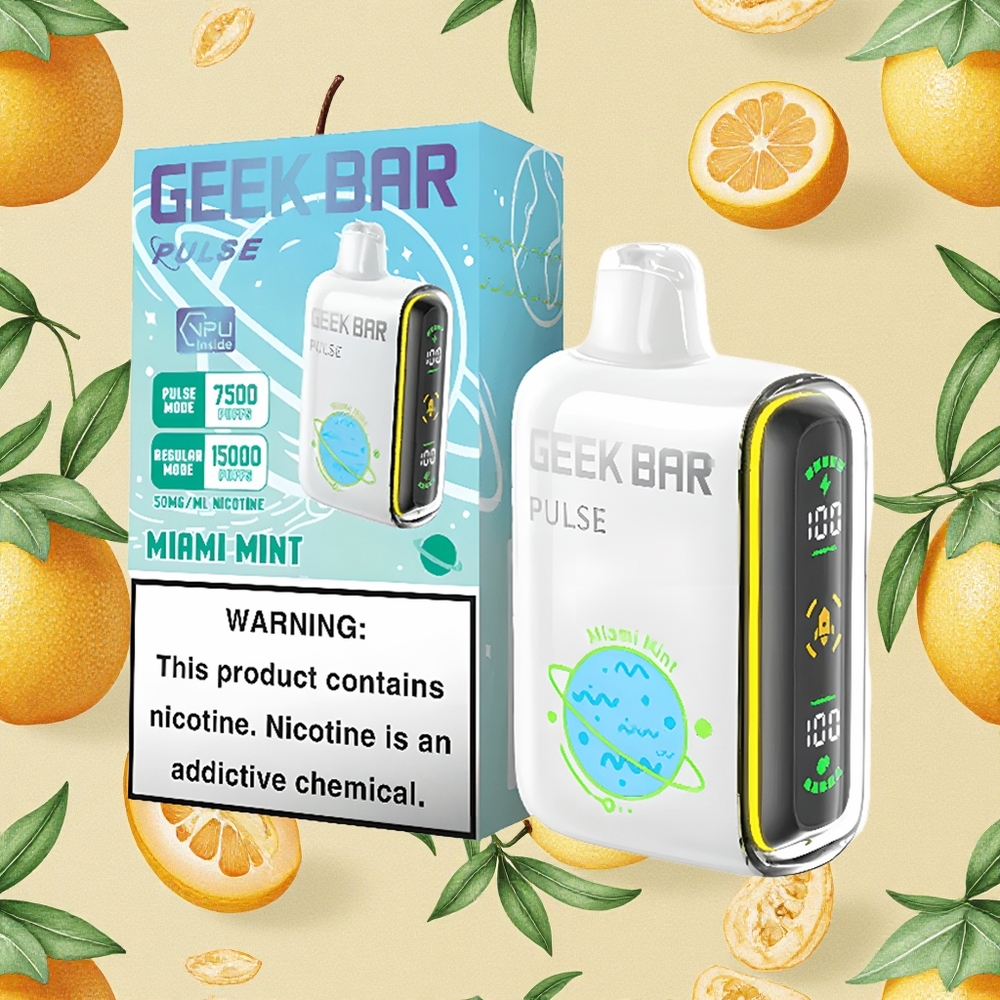 Geek Bar Pulse 15000 Puffs Edição Planeta Brasil Atacado