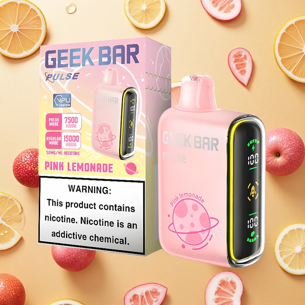 Geek Bar Pulse 15000 Puffs Edição Planeta Brasil Atacado