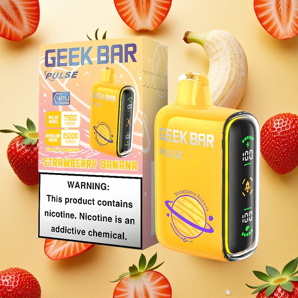 Geek Bar Pulse 15000 Puffs Edição Planeta Brasil Atacado