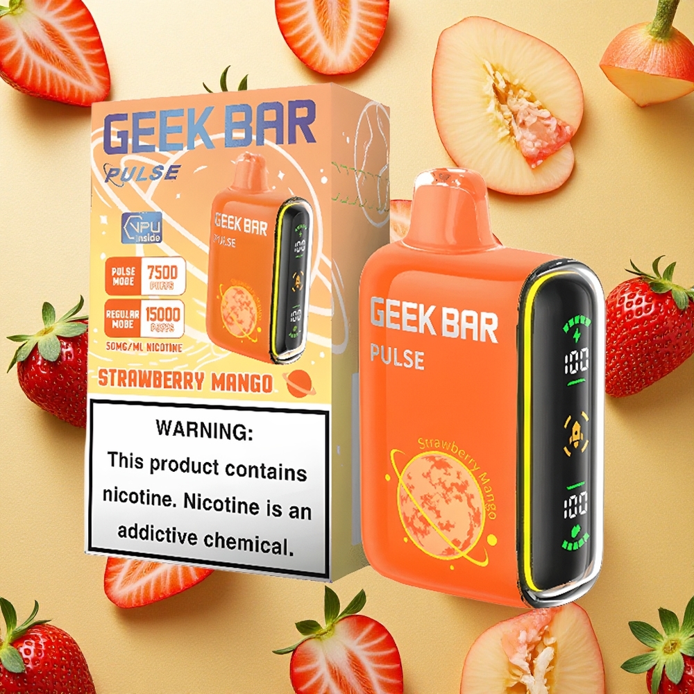 Geek Bar Pulse 15000 Puffs Edição Planeta Brasil Atacado