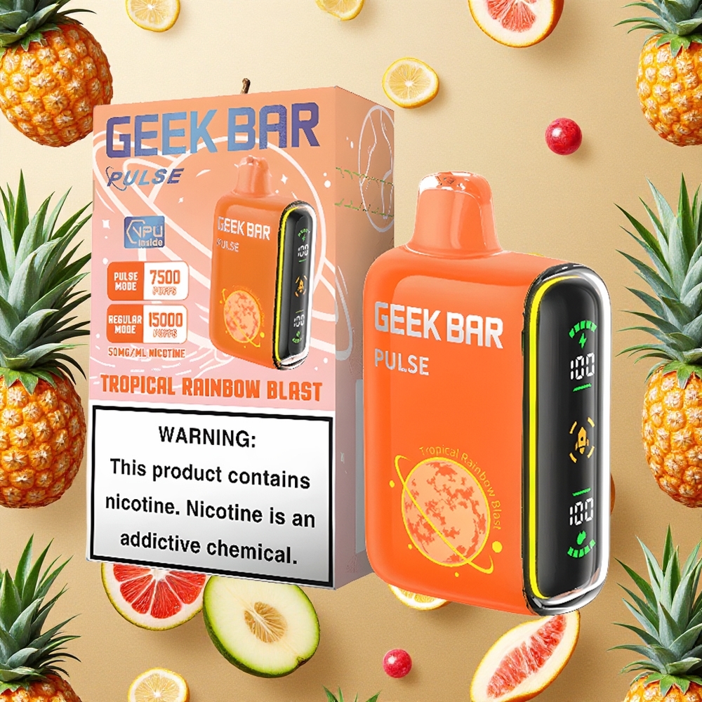 Geek Bar Pulse 15000 Puffs Edição Planeta Brasil Atacado