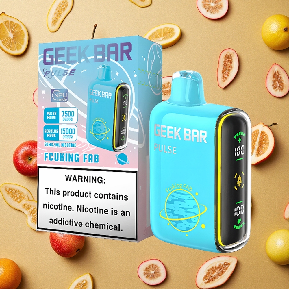 Geek Bar Pulse 15000 Puffs Edição Planeta Brasil Atacado