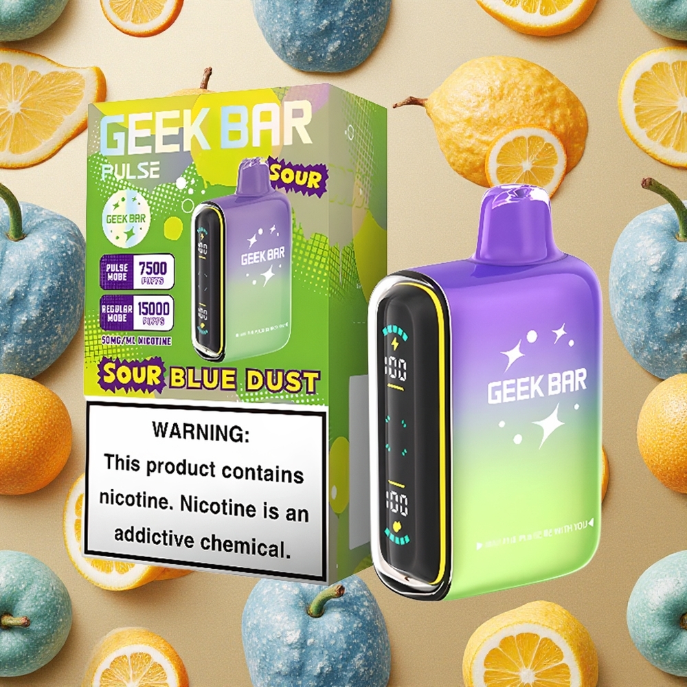 Geek Bar Pulse 15000 Puffs Sabor Azedo 16ML Brasil Atacado