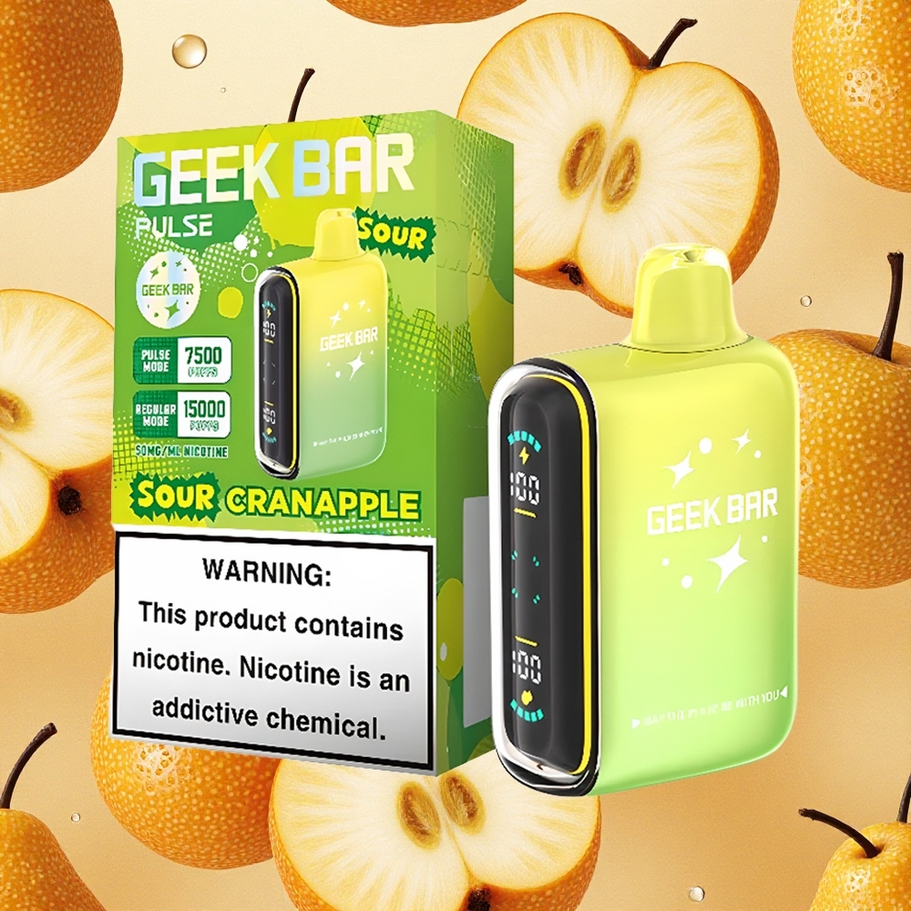 Geek Bar Pulse 15000 Puffs Sabor Azedo 16ML Brasil Atacado