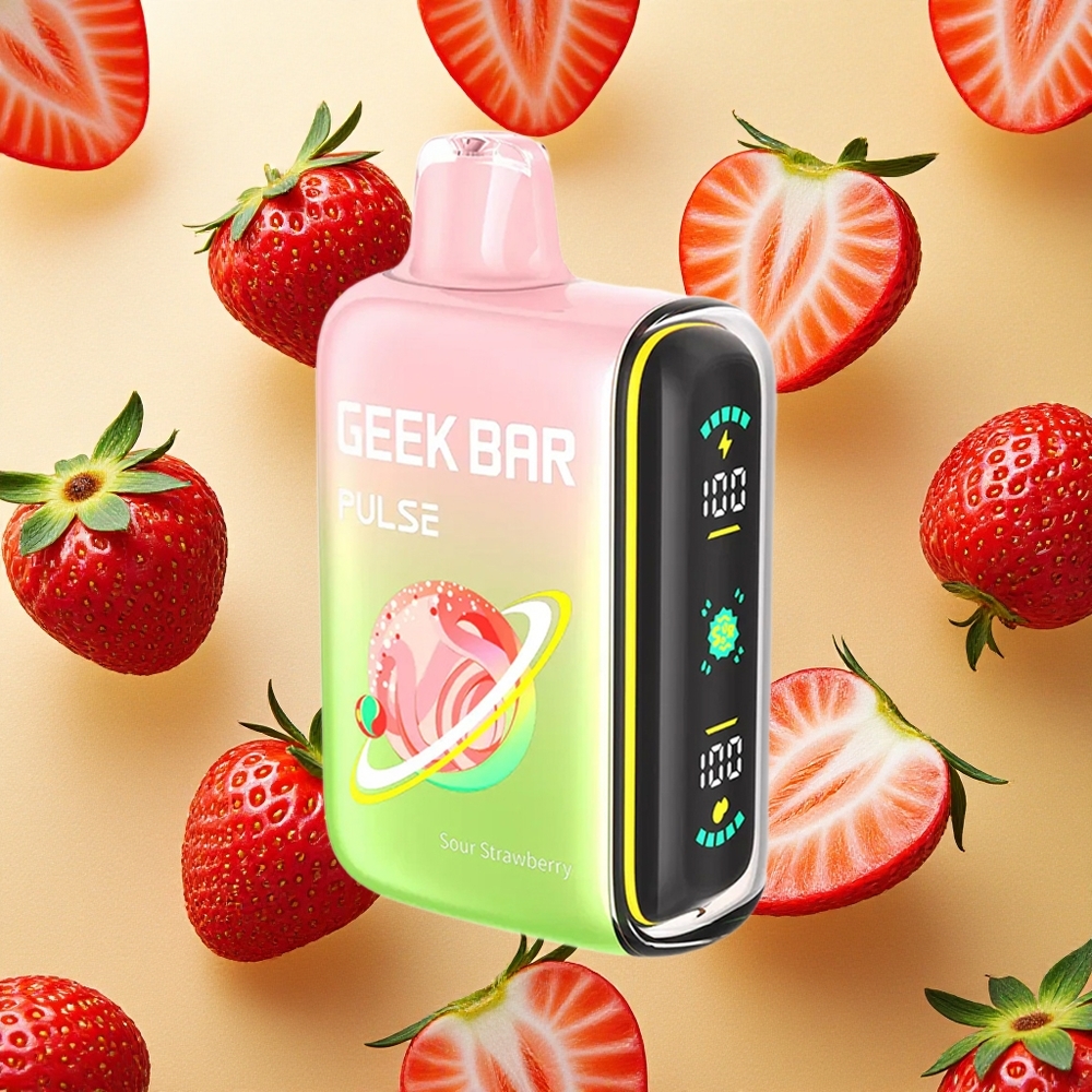 Geek Bar Pulse 15000 Puffs Sabor Azedo 16ML Brasil Atacado