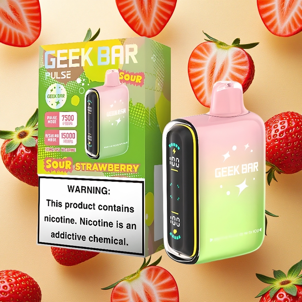 Geek Bar Pulse 15000 Puffs Sabor Azedo 16ML Brasil Atacado