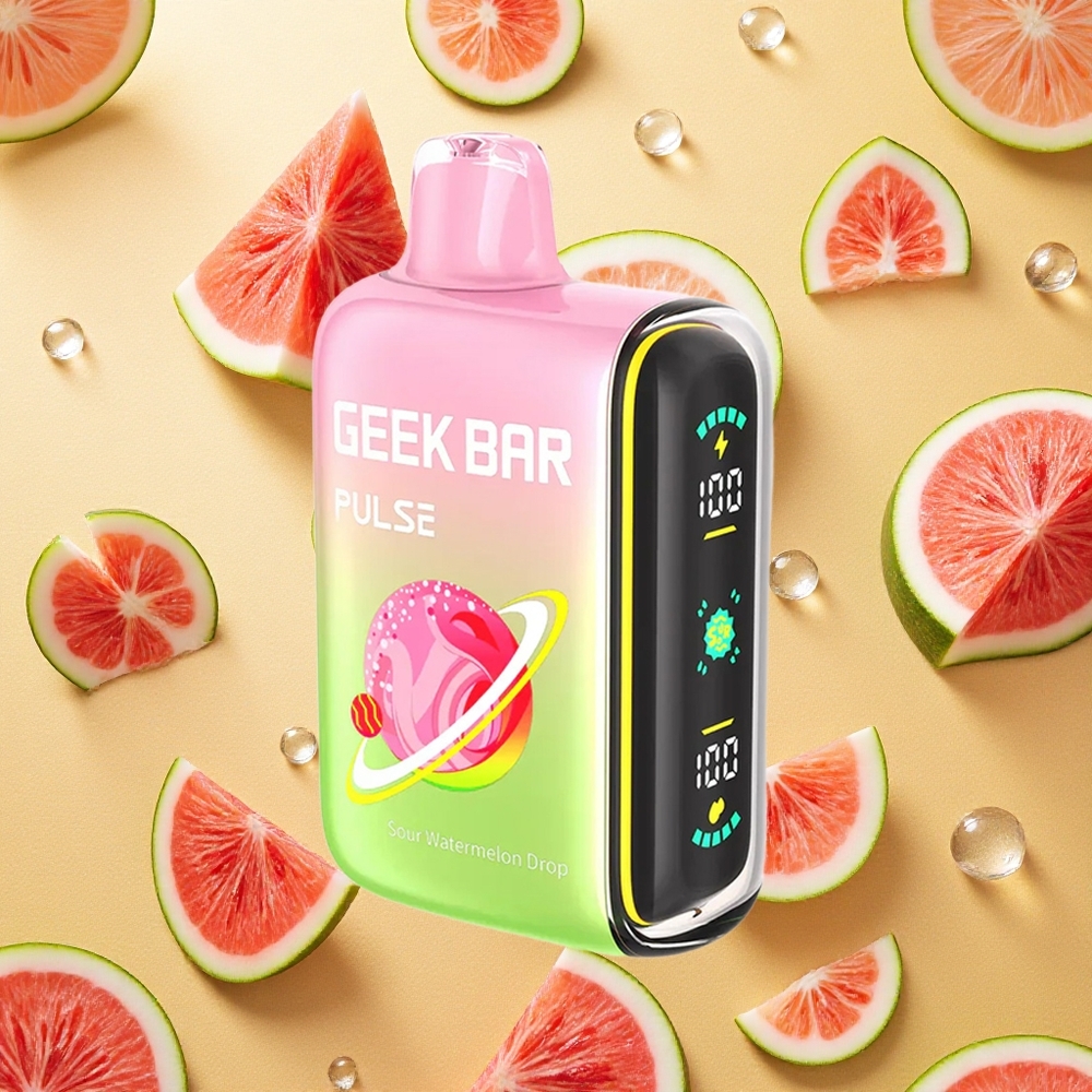 Geek Bar Pulse 15000 Puffs Sabor Azedo 16ML Brasil Atacado
