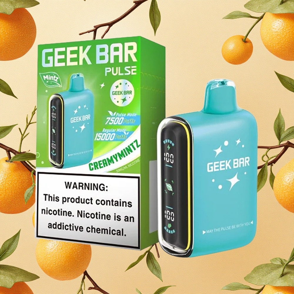 Geek Bar Pulse 15000 Puffs Sabor Hortelã Brasil Atacado