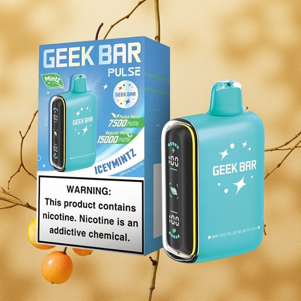 Geek Bar Pulse 15000 Puffs Sabor Hortelã Brasil Atacado