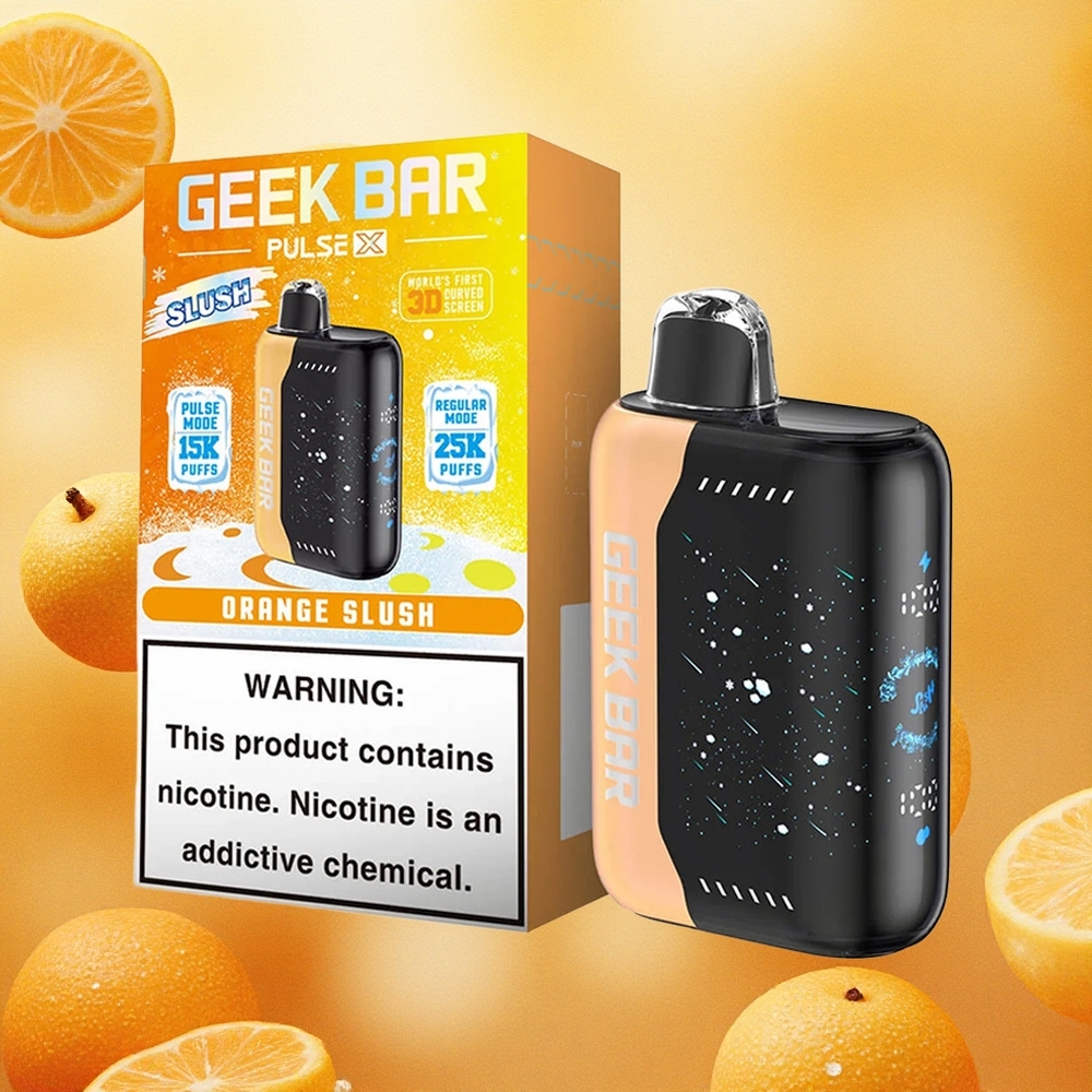 GEEK BAR Pulse X 25000 Puffs Sabor Slush 18mL E-Líquido Pré-carregado Brasil Atacado