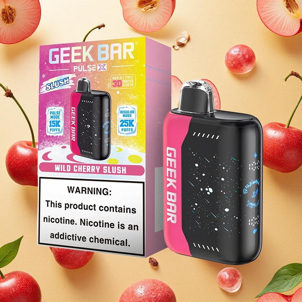 GEEK BAR Pulse X 25000 Puffs Sabor Slush 18mL E-Líquido Pré-carregado Brasil Atacado