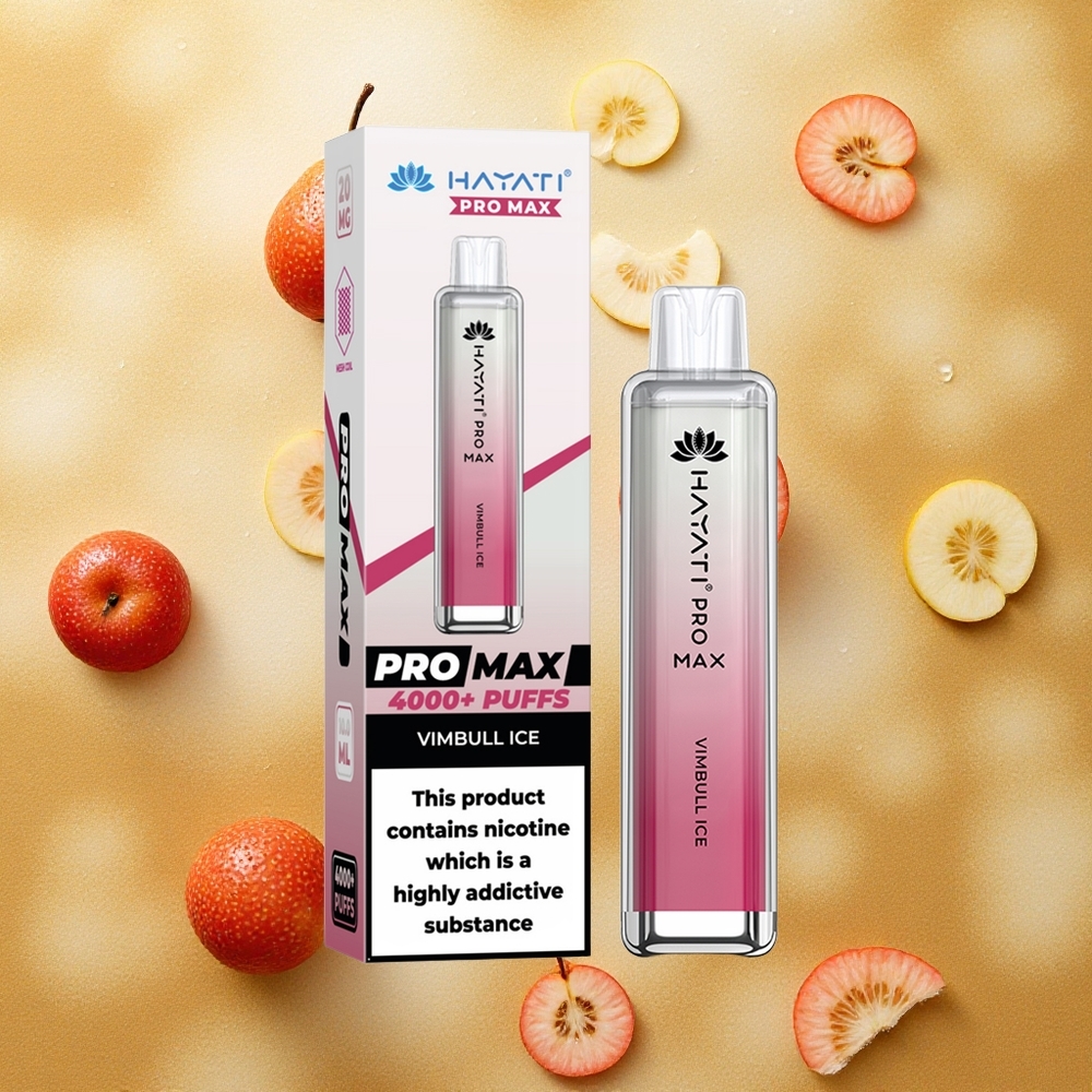 Hayati Pro Max 4000 Puffs Vimbull Gelo Bateria Recarregável Brasil Atacado