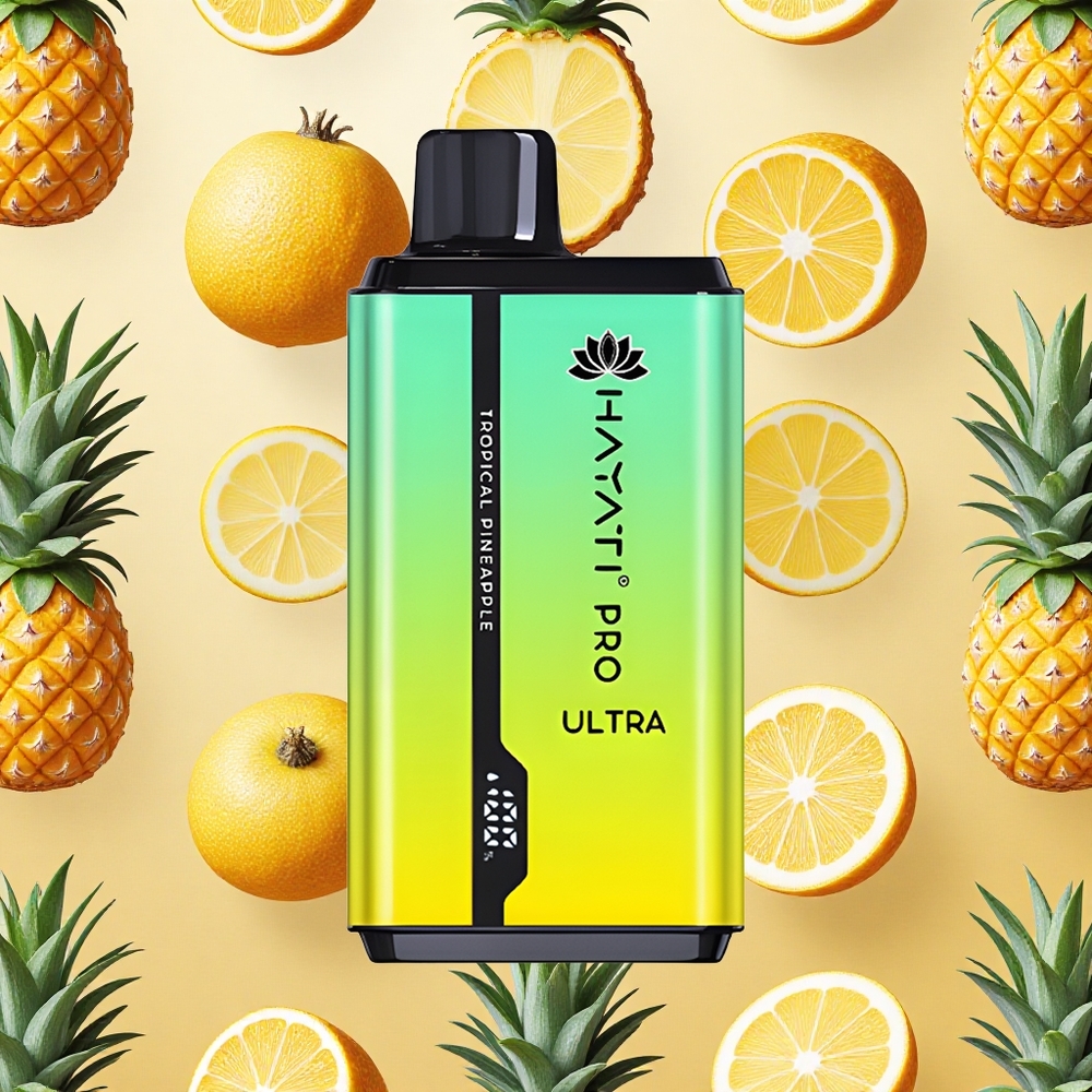 Hayati Pro Ultra 15000 Puffs Abacaxi Tropical Brasil Atacado