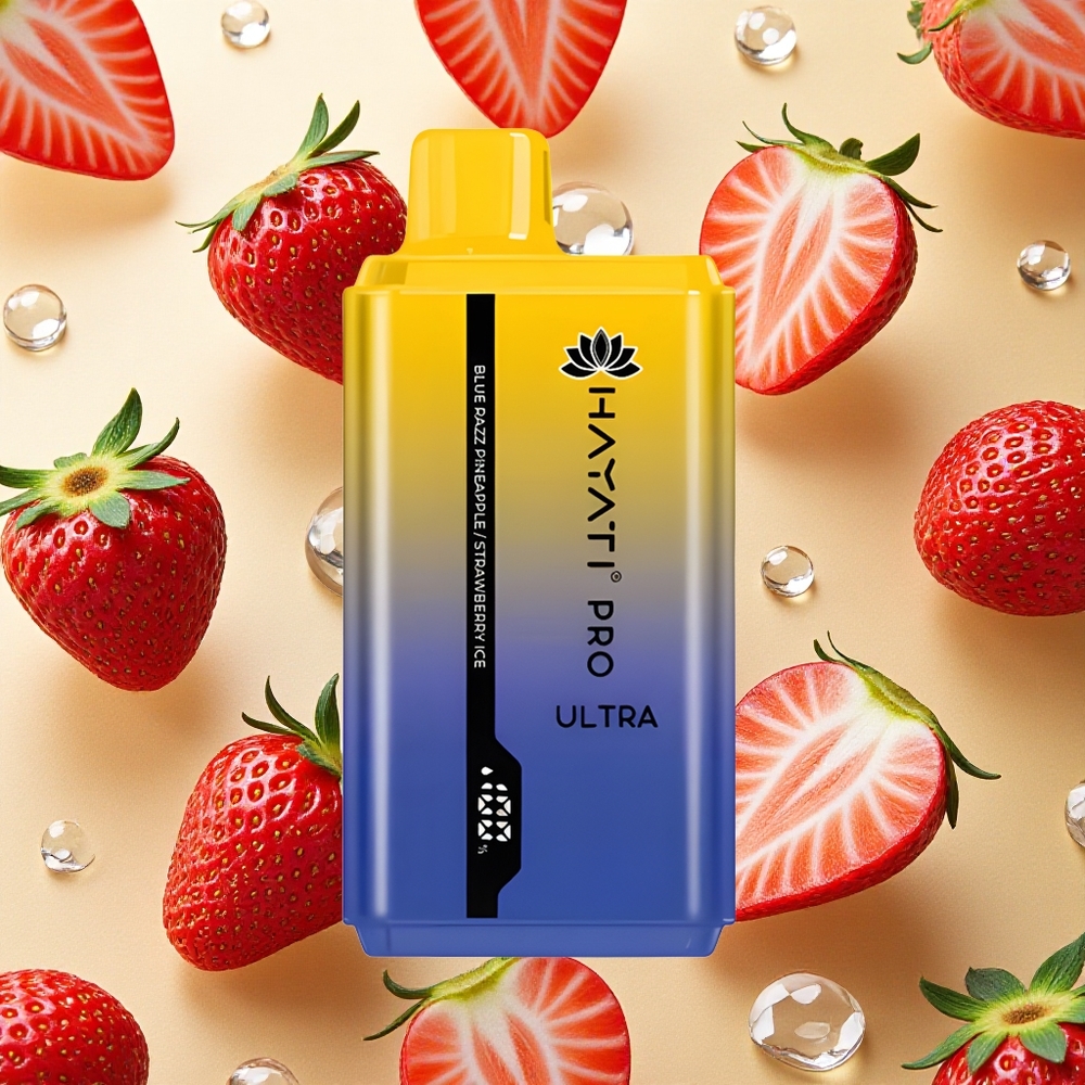 Hayati Pro Ultra 15000 Puffs Blue Razz Abacaxi Brasil Atacado