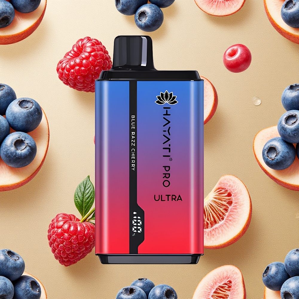 Hayati Pro Ultra 15000 Puffs Blueberry Cereja Brasil Atacado