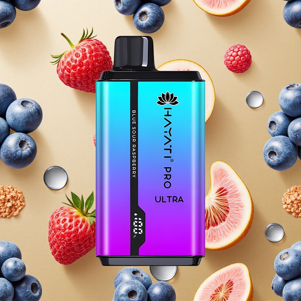 Hayati Pro Ultra 15000 Puffs Framboesa Azul Azeda Brasil Atacado