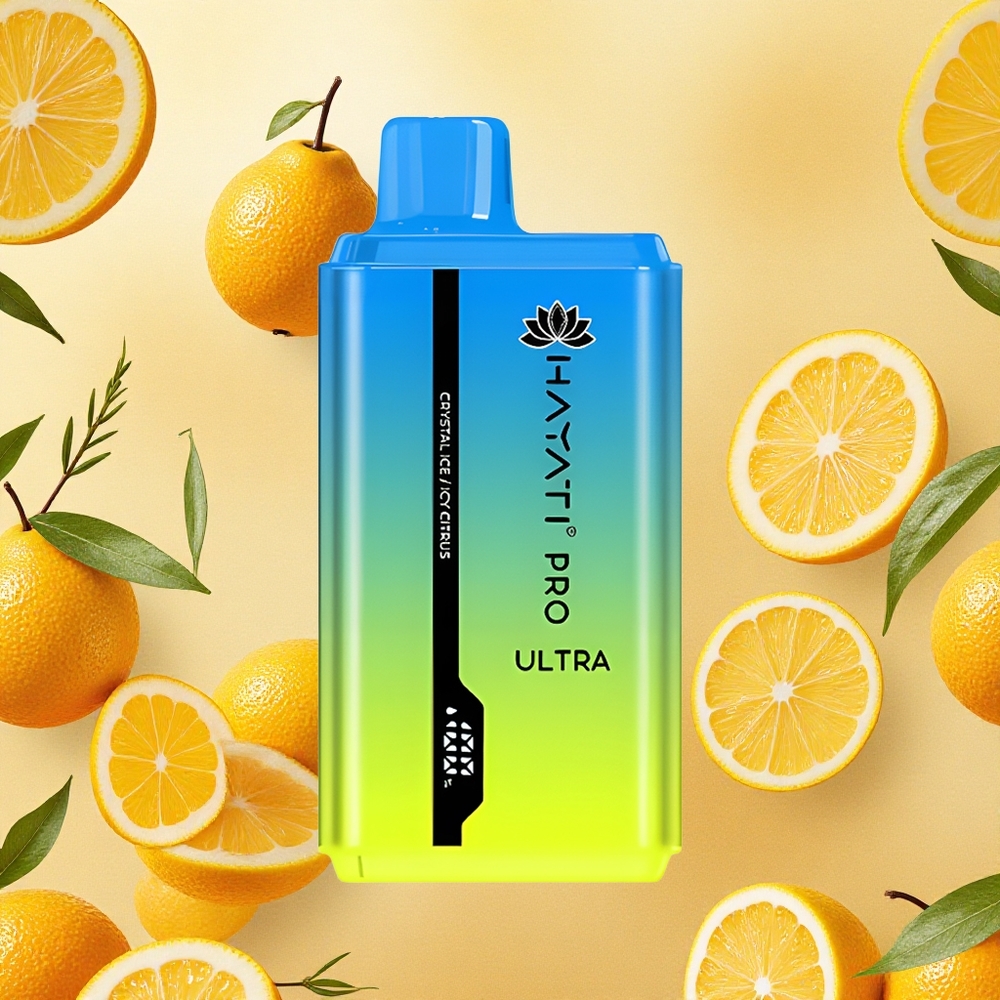 Hayati Pro Ultra 15000 Puffs Gelo Cristal Brasil Atacado