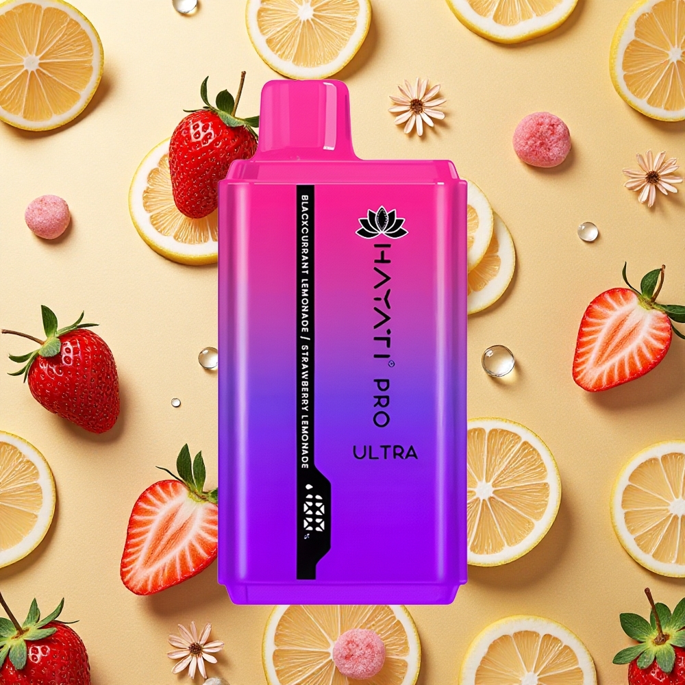 Hayati Pro Ultra 15000 Puffs Groselha Limonada Morango Limonada Brasil Atacado
