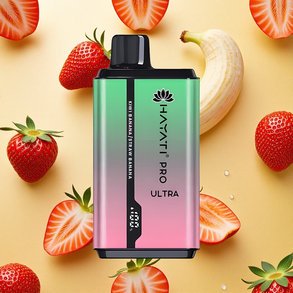 Hayati Pro Ultra 15000 Puffs Kiwi Banana Brasil Atacado