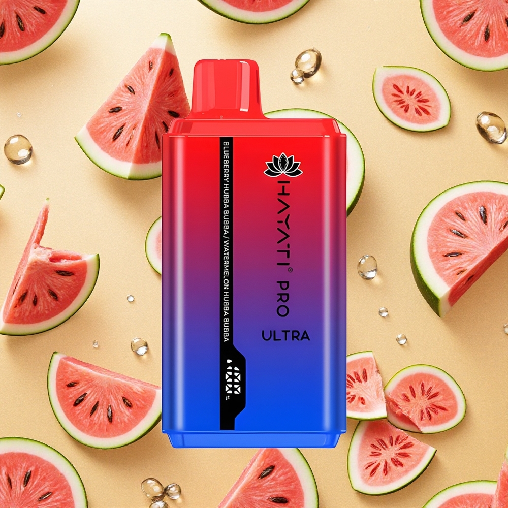Hayati Pro Ultra 15000 Puffs Mirtilo Hubba Bubba Brasil Atacado