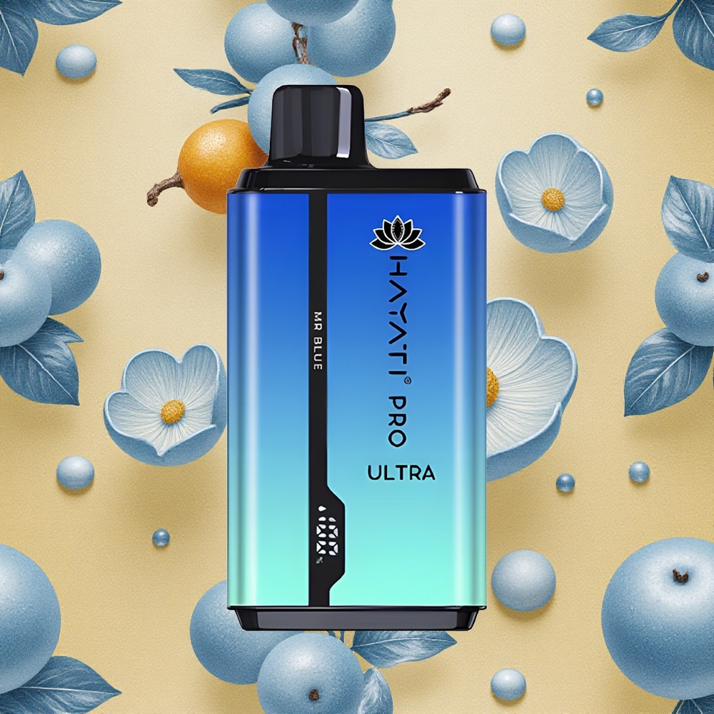 Hayati Pro Ultra 15000 Puffs Sabor Sr. Azul Brasil Atacado