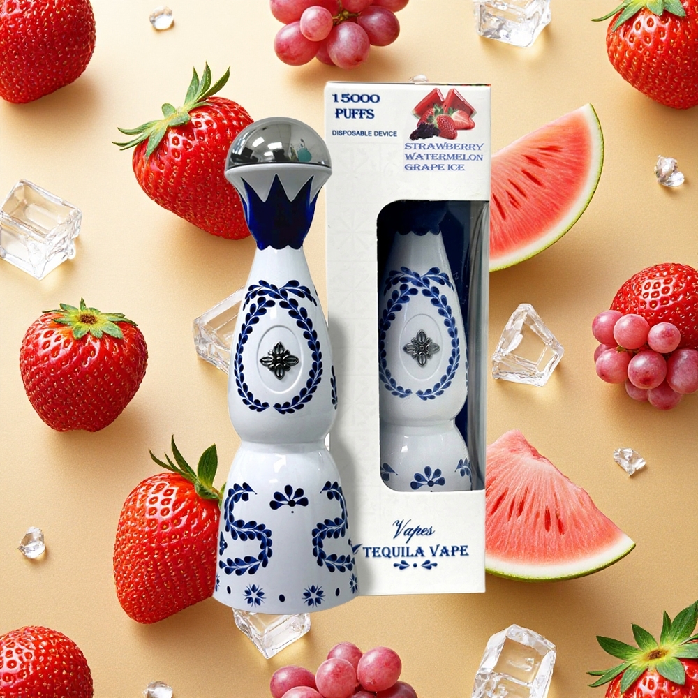 HUMO Azul 15000 Puffs Morango Melancia Uva Gelo 20mL Tanque Pré-carregado Brasil Atacado