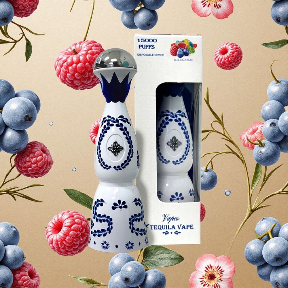 HUMO Azul 15000 Puffs Sabor Urso Azul Framboesa 20mL Tanque Pré-carregado Brasil Atacado