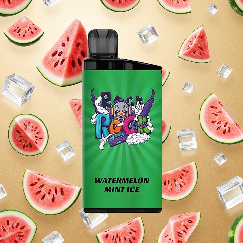 IGET Bar 3500 Puffs Dispositivo Vaporizador Melancia Hortelã Gelo com Bateria de 1400 mAh Brasil Atacado