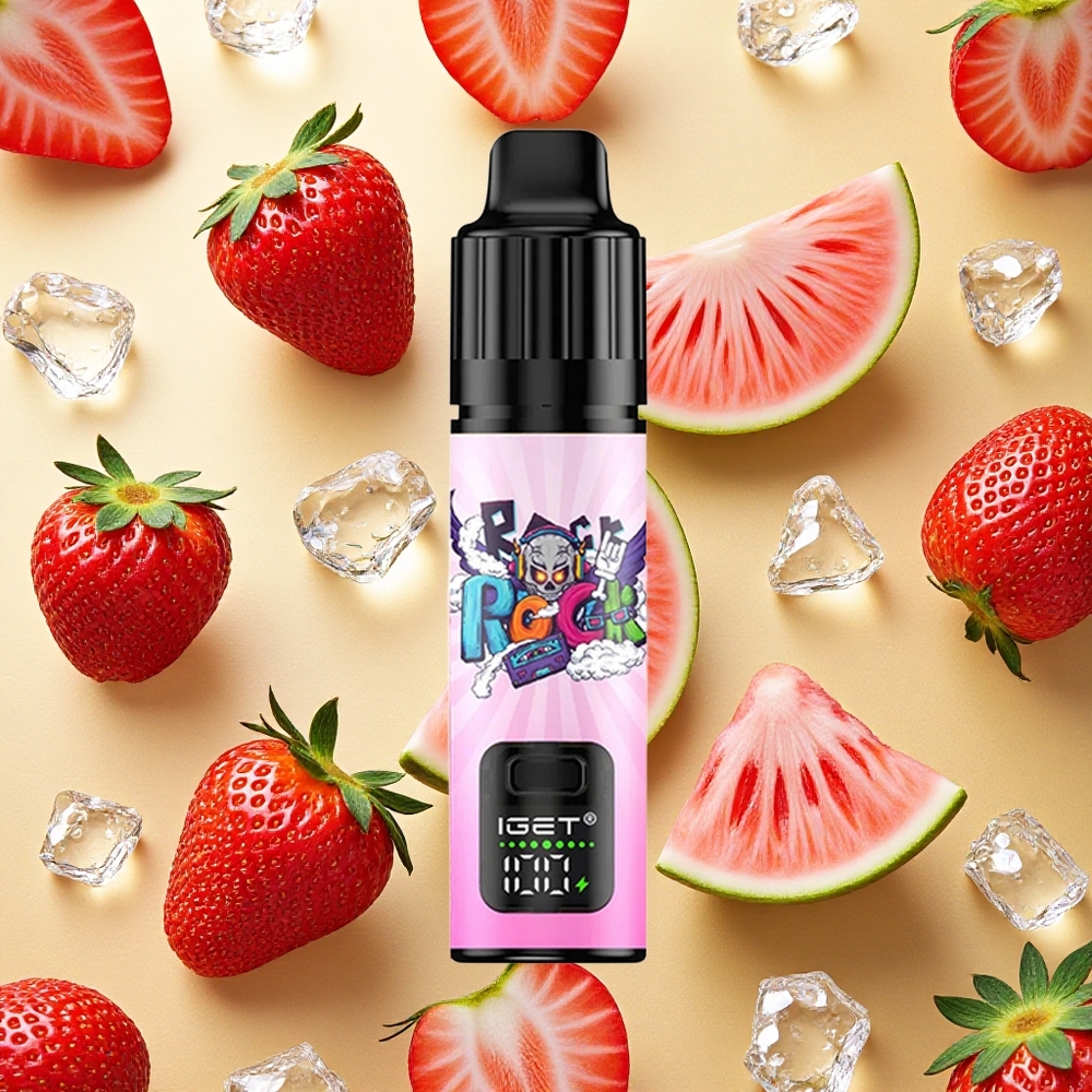 IGET BAR PLUS S3 POD 10000 Puffs Morango Melancia Gelado 18 ml E-liquid 5% Nicotina Brasil Atacado