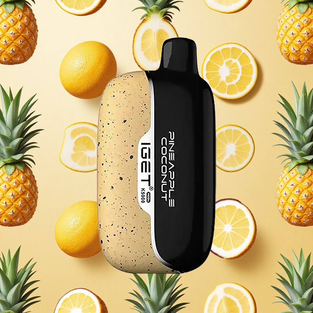 IGET Moon K5000 5000 Puffs Vape Abacaxi Coco PC Brasil Atacado