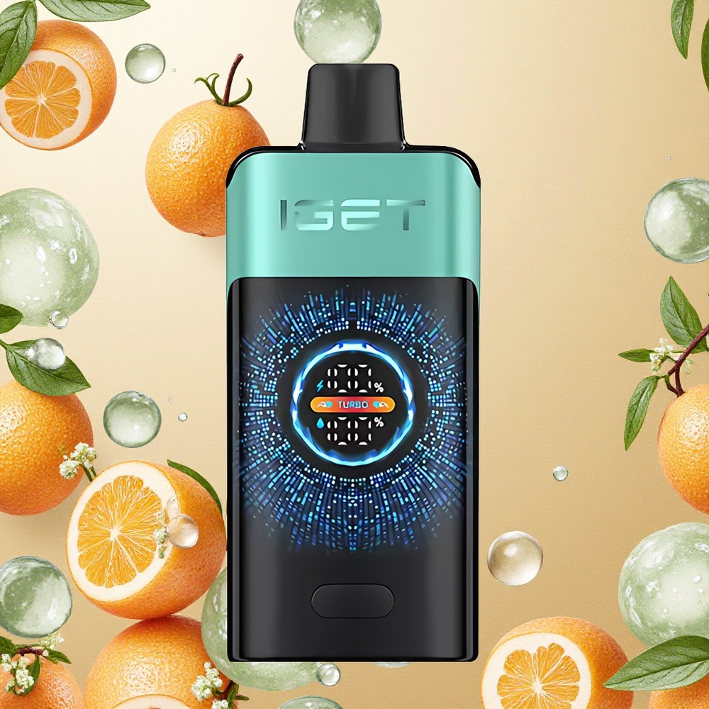 IGET ONE 12000 Puffs Vape Descartável Montanha Primavera Menta Gelo Tela Colorida Curva Grande Brasil Atacado