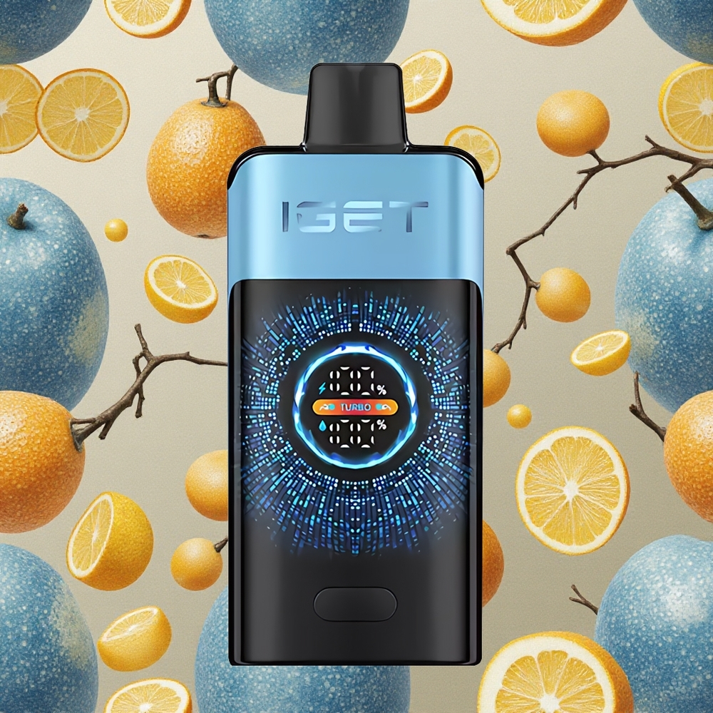IGET ONE 12000 Puffs Vaporizador Descartável Blue Monster Tela Grande Colorida Curva Brasil Atacado