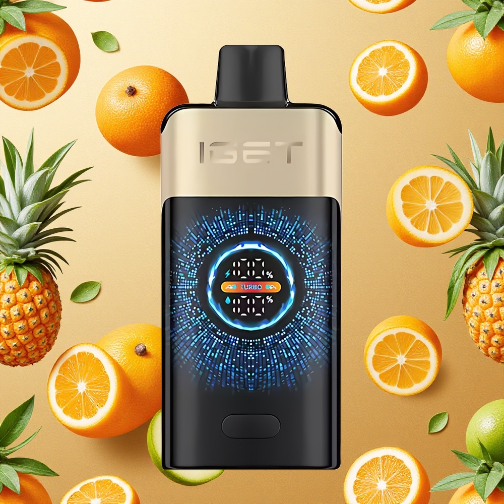 IGET ONE 12000 Puffs Vaporizador Descartável Monstro Tropical Laranja Tela Colorida Curva Grande Brasil Atacado