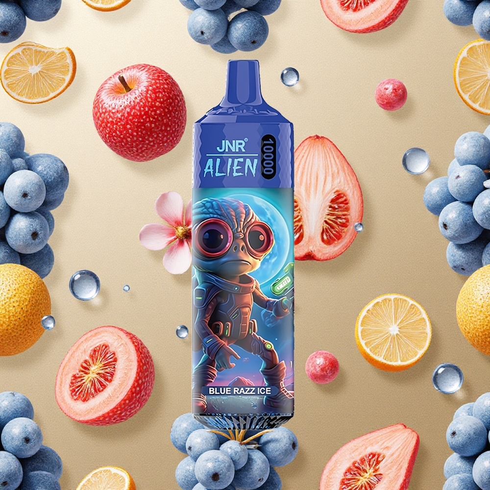 JNR Alien 10000 Puffs Blueberry Ice 850mAh Brasil Atacado