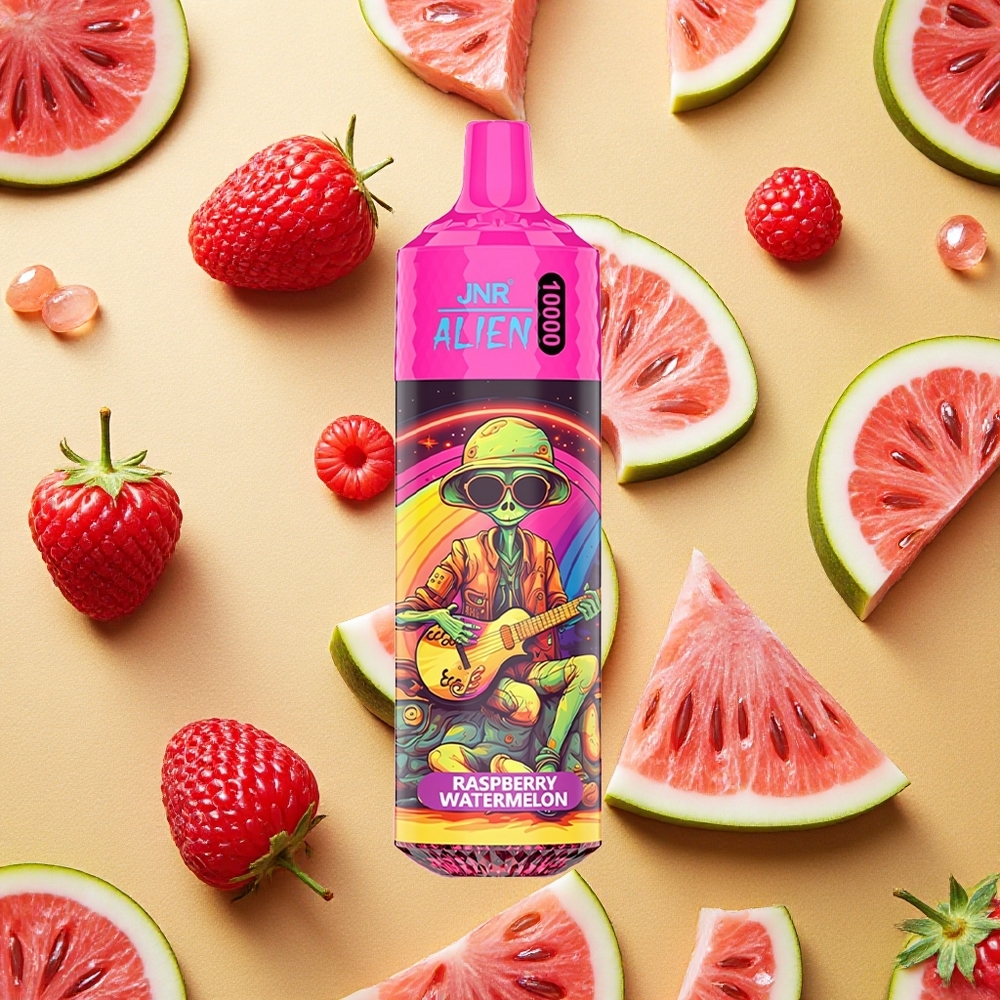 JNR Alien 10000 Puffs Framboesa Melancia Capacidade de 20ml Brasil Atacado