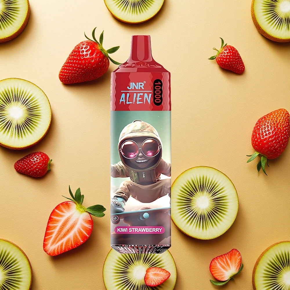 JNR Alien 10000 Puffs Kiwi Morango Bateria 850mAh Brasil Atacado