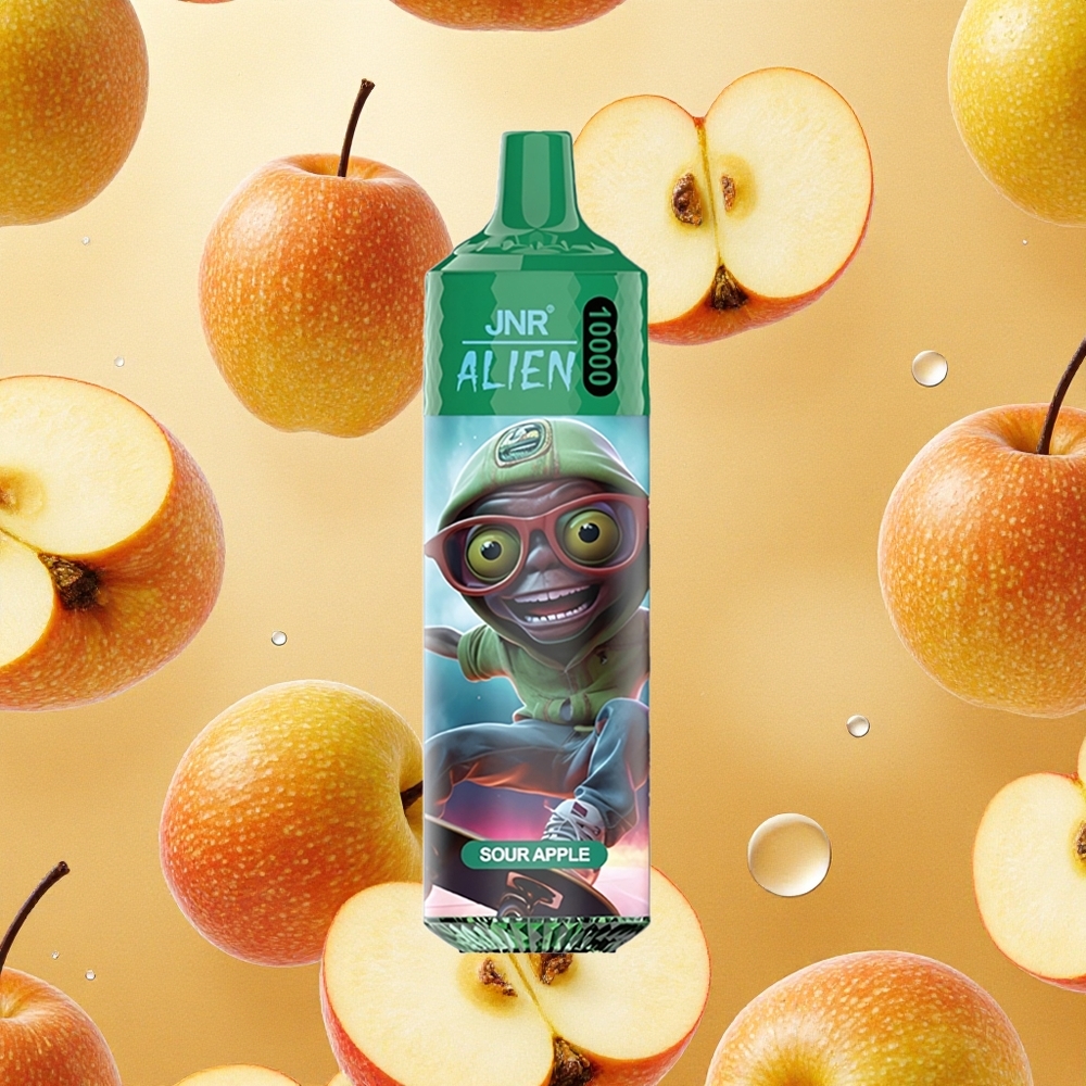 JNR Alien 10000 Puffs Maçã Azeda 850mAh Brasil Atacado