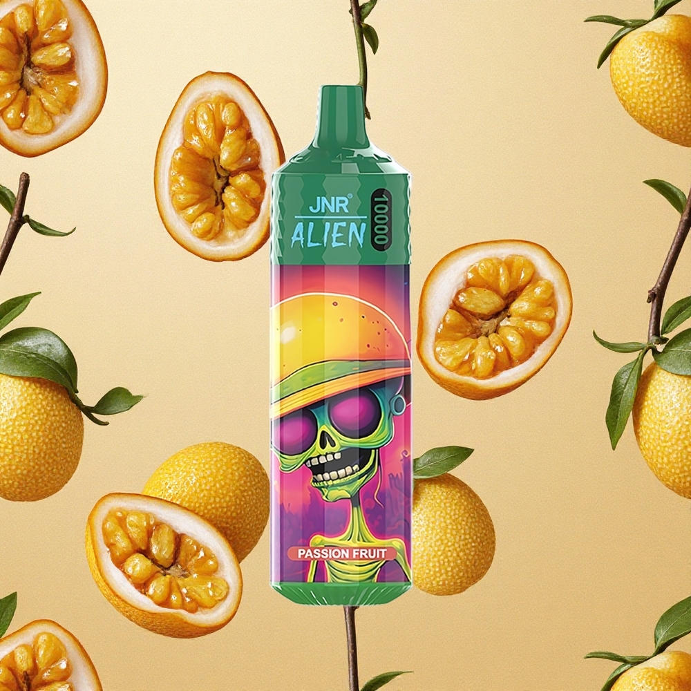 JNR Alien 10000 Puffs Maracujá 850mAh Brasil Atacado