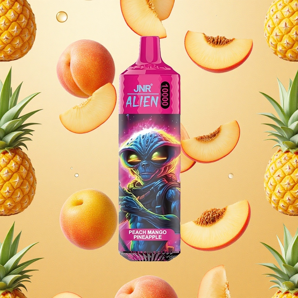 JNR Alien 10000 Puffs Pêssego manga abacaxi 850mAh Brasil Atacado