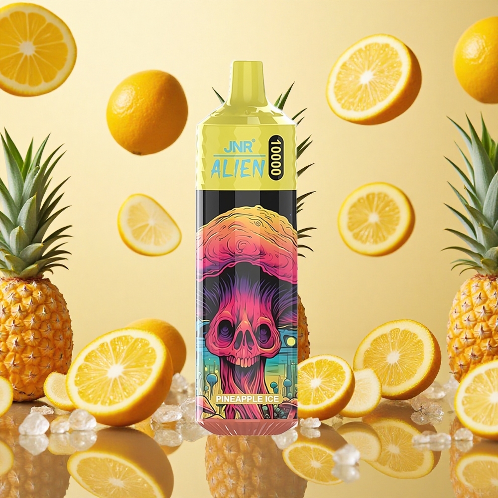 JNR Alien 10000 Puffs Vape Abacaxi Gelo 850mAh Brasil Atacado