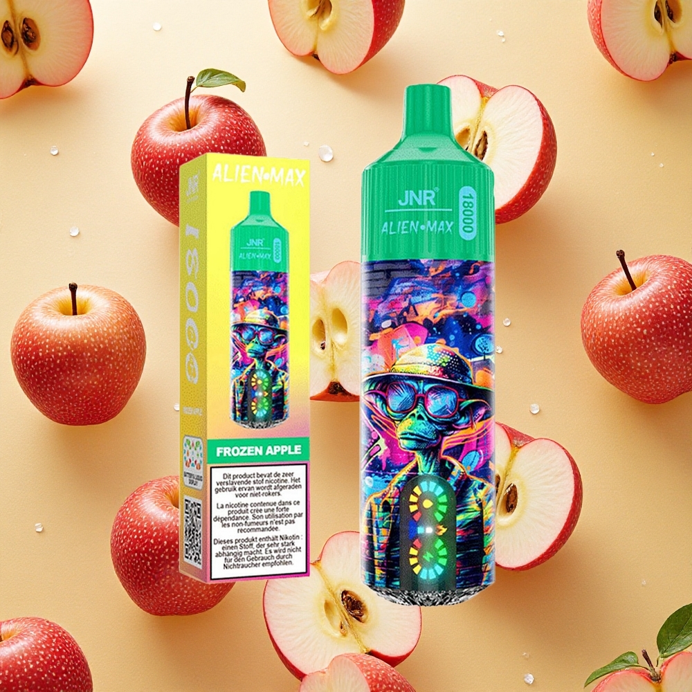 JNR Alien Max 18000 Puffs Maçã Congelada 28ml E-liquid Brasil Atacado