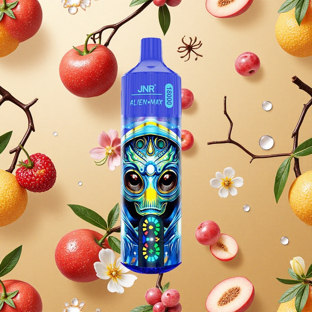 JNR Alien Max 18000 Puffs Mistura de Frutas Vermelhas 28ml E-líquido Brasil Atacado