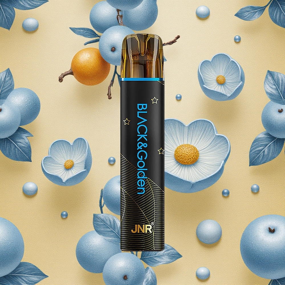 JNR Black&Golden 600+200 Puffs Azul Mr Blue Brasil Atacado