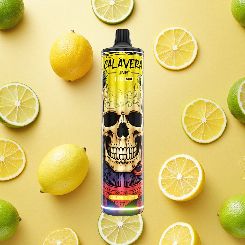JNR Calavera 11000 Puffs Limão & Lima 21ml Capacidade de E-Líquido Brasil Atacado