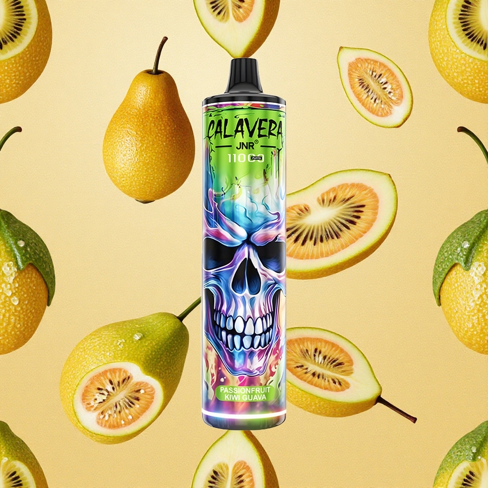 JNR Calavera 11000 Puffs Maracujá Kiwi Goiaba Porta de Carregamento Tipo-C Brasil Atacado