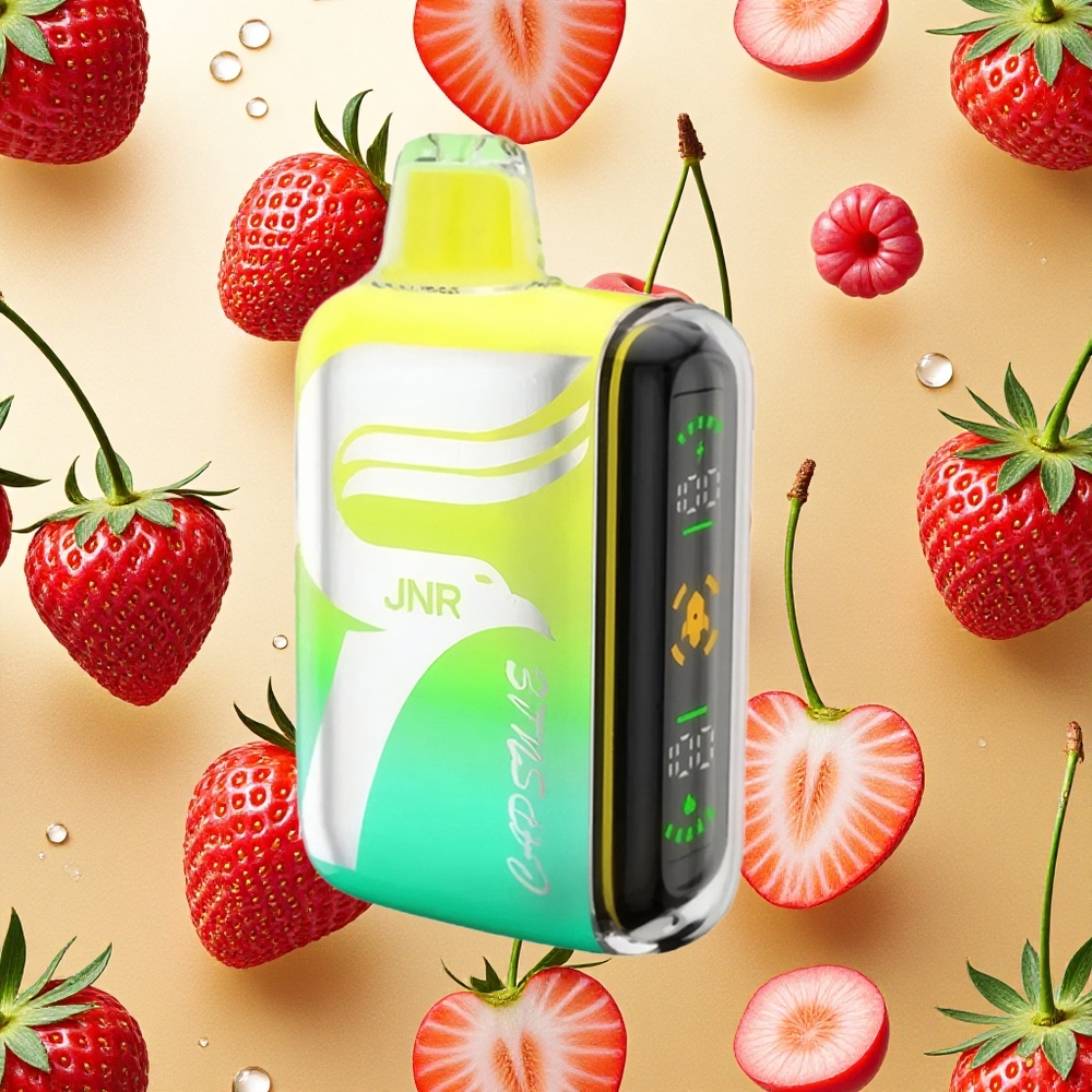 JNR Capsule 15000 Puffs Morango Framboesa Cereja 20ml 850mAh Brasil Atacado